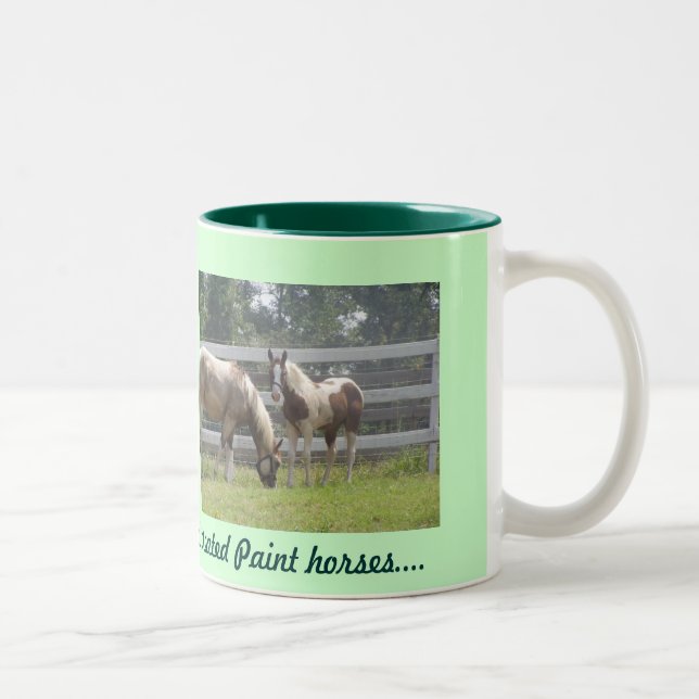 Taza Bicolor Potros pintados (Derecha)