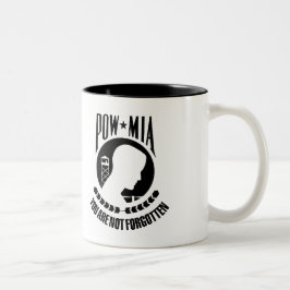 Taza Bicolor POW - MIA Coffee Mug