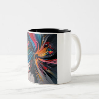Taza Bicolor "Power Brew: Edición superhumana"