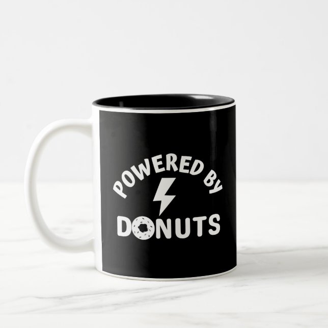 Taza Bicolor powered by donuts (Izquierda)