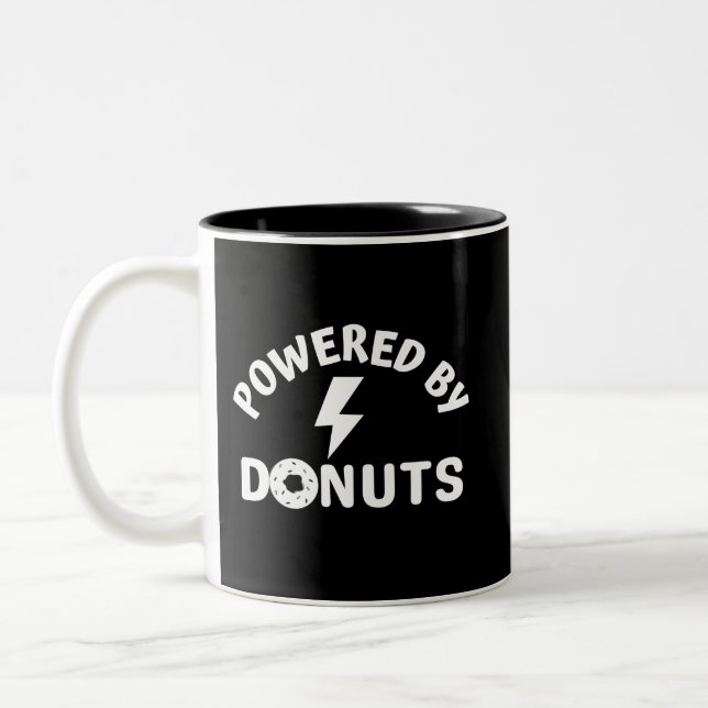 Taza Bicolor powered by donuts (Izquierda)