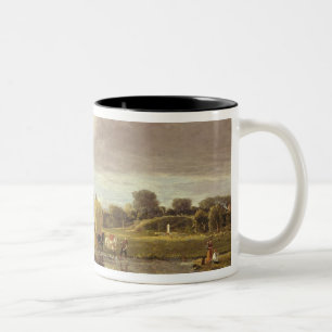 Taza Bicolor Prados de Trowse, cerca de Norwich, 1828