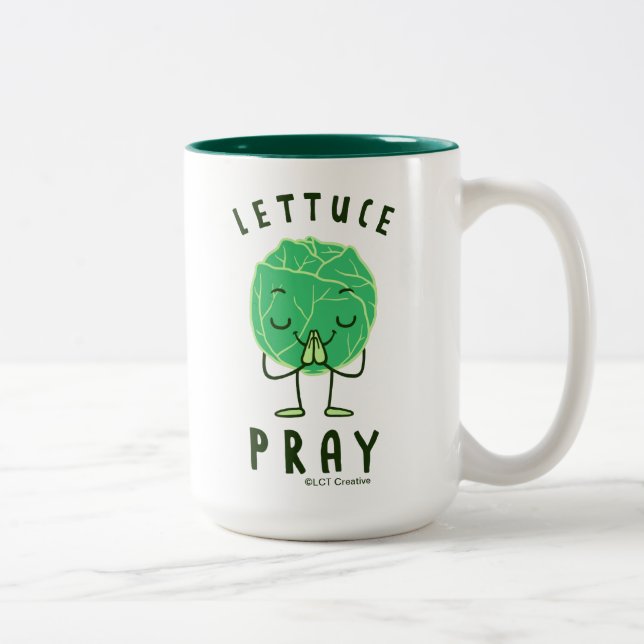 Taza Bicolor Pray Lettuce (Derecha)