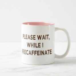 Taza Bicolor Precaffeinate Mug