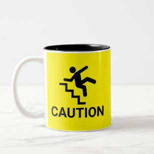Taza Bicolor Precaución torpe