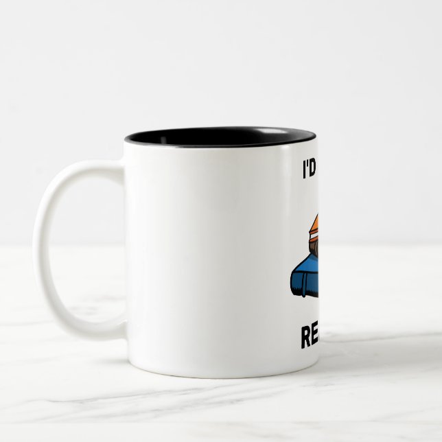 Taza Bicolor Prefiero Leer (Izquierda)