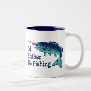 Taza Bicolor Prefiero pescar