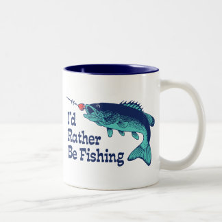Taza Bicolor Prefiero pescar