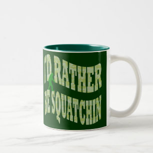 Taza Bicolor Prefiero ser un camo verde de Squatchin