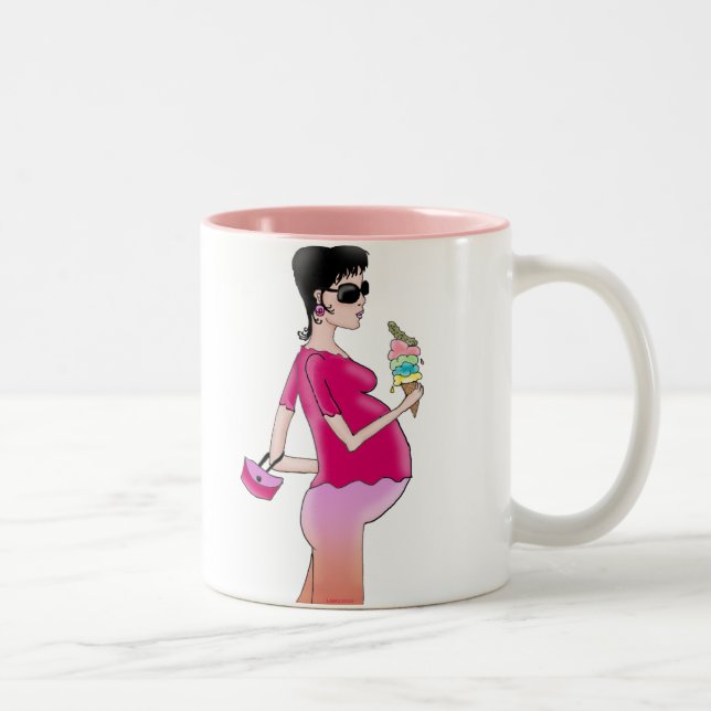 Taza Bicolor Preggo (Derecha)