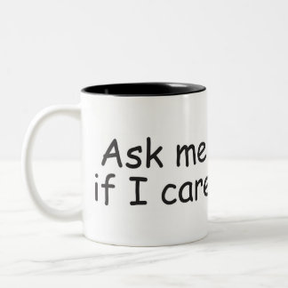 Taza Bicolor Pregúnteme si cuido