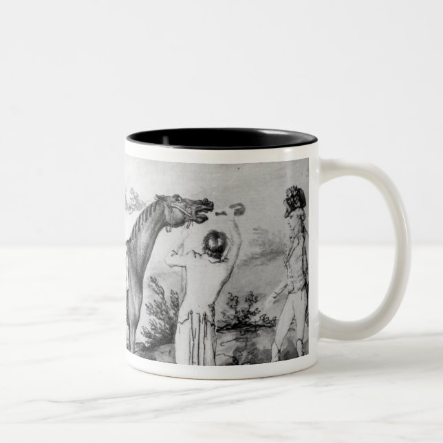 Taza Bicolor Preparación para una raza (Derecha)