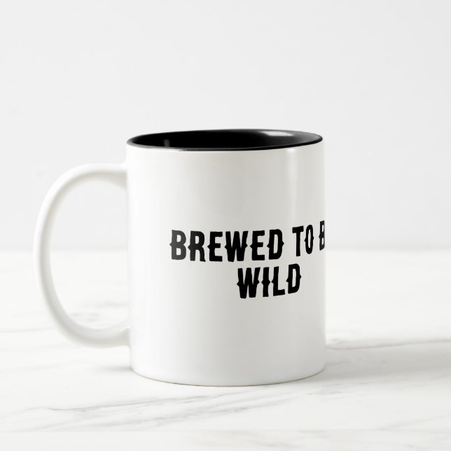 Taza Bicolor Prepararse para ser salvaje (Izquierda)