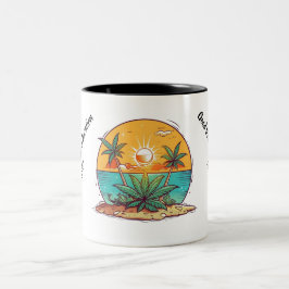Taza Bicolor Presentamos Island Dreams - Los amigos del Caribe