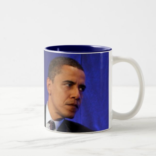 Taza Bicolor Presidente Barack Obama (Derecha)