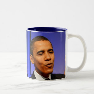 Taza Bicolor Presidente Barack Obama