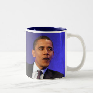 Taza Bicolor Presidente Barack Obama