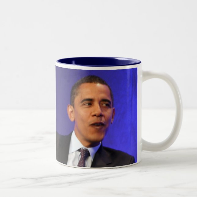 Taza Bicolor Presidente Barack Obama (Derecha)