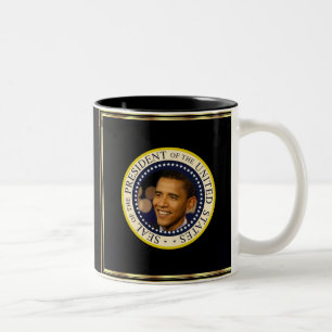Taza Bicolor Presidente conmemorativo Obama Inauguration