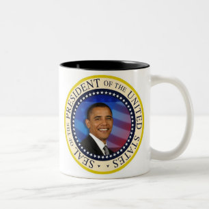 Taza Bicolor Presidente conmemorativo Obama Inauguration