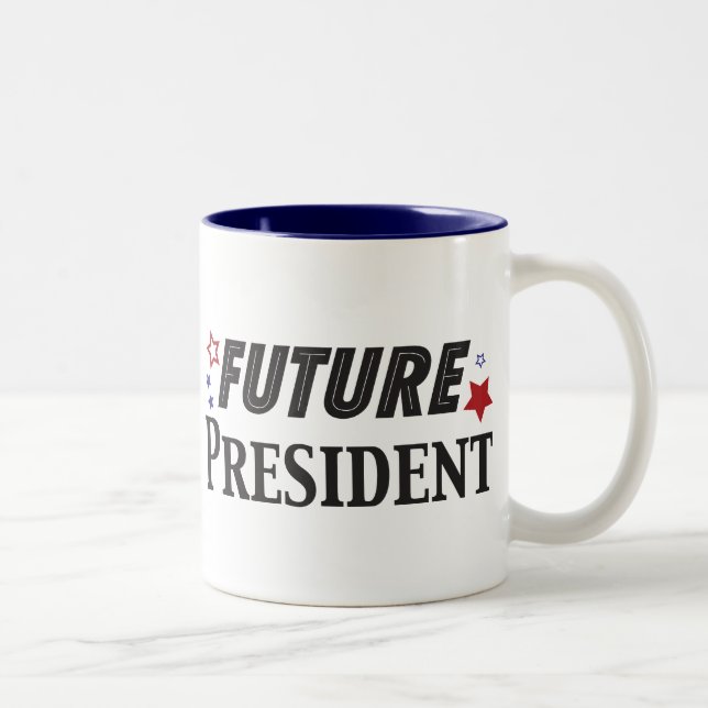 Taza Bicolor Presidente futuro Mug (Derecha)