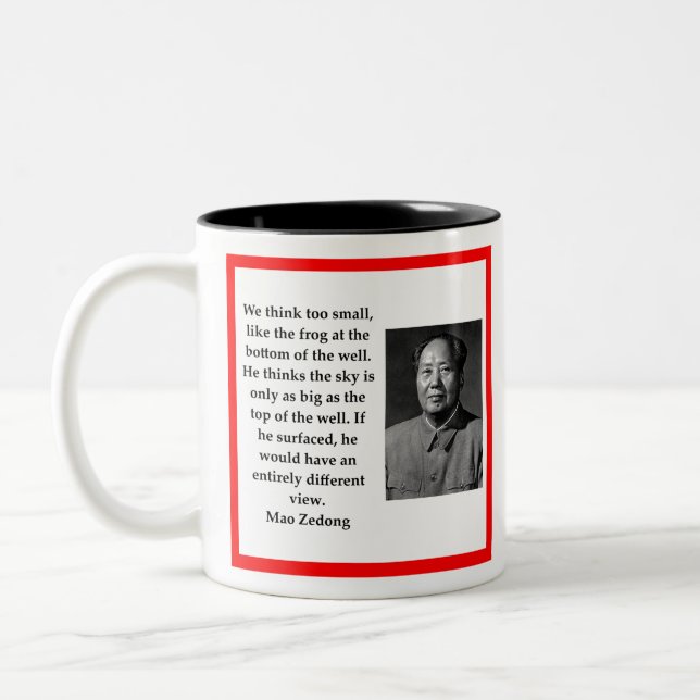 Taza Bicolor Presidente Mao (Izquierda)