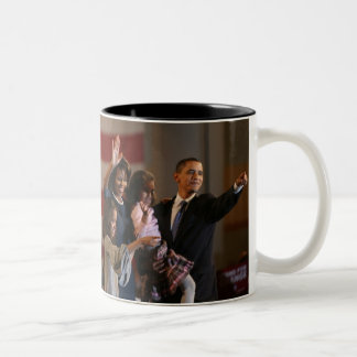 Taza Bicolor Presidente Obama First Family Keepsake