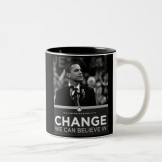 Taza Bicolor Presidente Obama Inauguration Keepsake