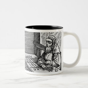 Taza Bicolor Prestamista de dinero, 1531