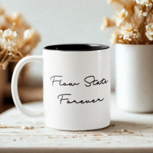 Taza Bicolor Presupuesto de estado de flujo para siempre