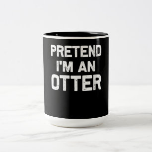 Taza Bicolor Pretende que soy un obús Idea de regalos divertid