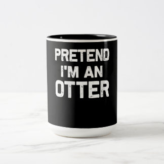 Taza Bicolor Pretende que soy un obús| Idea de regalos divertid