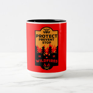 Taza Bicolor Prevención de incendios forestales