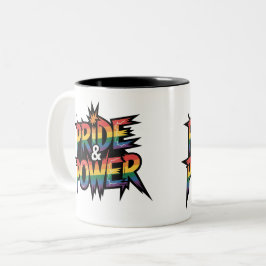 Taza Bicolor Pride & Power LGBTQ