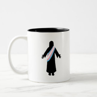 Taza Bicolor PrideJesus TransFlag
