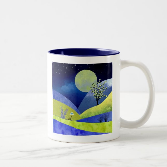 Taza Bicolor Primavera de Moonrise (Derecha)