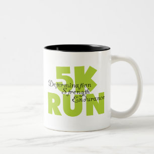 Taza Bicolor Primavera Verde 5K Run