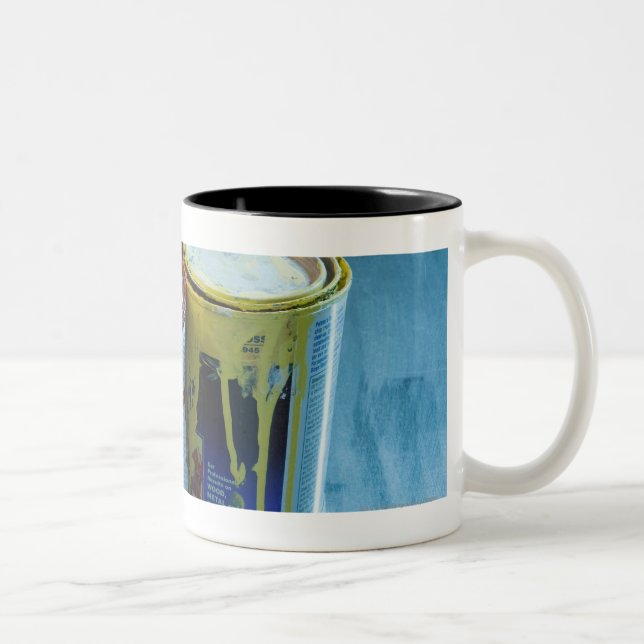 Taza Bicolor Primer de cuatro latas de la pintura (Derecha)