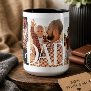 Taza Bicolor Primer Día del Padre Papá