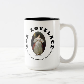 Taza Bicolor Primer programador informático del mundo de Ada Lo