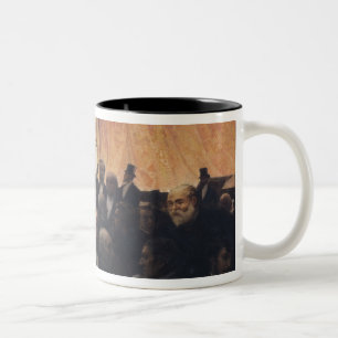 Taza Bicolor Primera noche en el Comedie Francaise en 1885