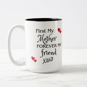 Taza Bicolor Primero mi madre, para siempre mi amigo
