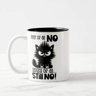 Taza Bicolor Primero que nada, ningún regalo divertido para ama