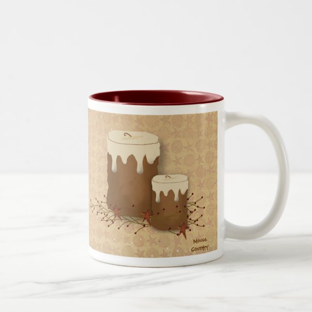 Taza Bicolor Primitive Candles Mug (Derecha)