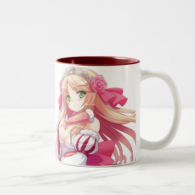 Taza Bicolor Princesa Anime Girl Mug (Derecha)