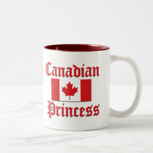 Taza Bicolor Princesa canadiense
