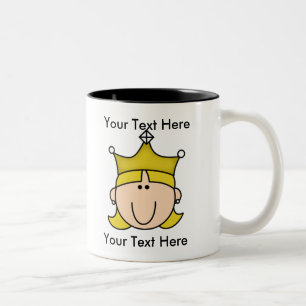 Taza Bicolor Princesa de encargo Blonde Mug