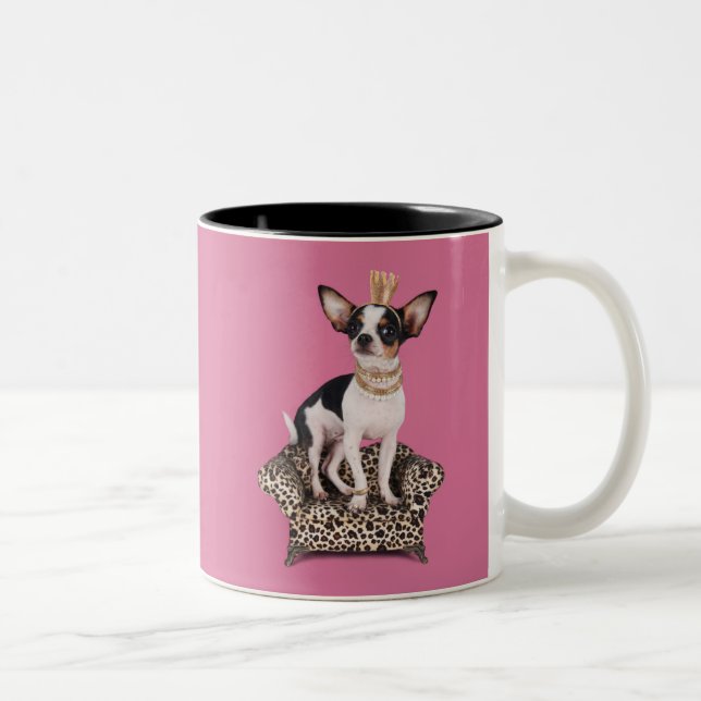 Taza Bicolor Princesa de la chihuahua (Derecha)