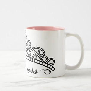 Taza Bicolor Princesa Tiara Mug