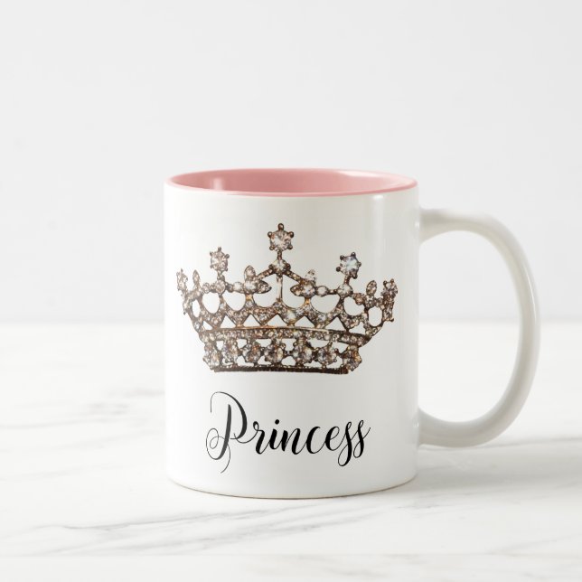Taza Bicolor "Princesa" Tiara Mug (Derecha)
